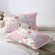 thumbnail image 4 of Diez pink my bunny melody duvet cover set for Kids Girls soft microfiber 3pc bedding set-hello cat Kitty pomporin and cinnamon full, 4 of 5