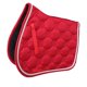 thumbnail image 5 of Mantilla Inglesa Comfort De Algodón Acolchado Cuadrado Almohadillas Para Montar A Caballo Rojo, 5 of 5
