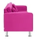 thumbnail image 3 of Sofa New Retro 3c Felpa 12 Fucsia, 3 of 6