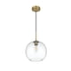 thumbnail image 4 of Lámpara Colgante Elegant Lighting Baxter Negra Transparente 30 cm, 4 of 9