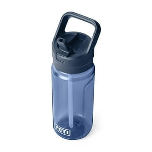 Botella De Agua Yeti Yonder 600 Ml/20 Oz Con Tapa De Pajita Azul Marino