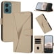thumbnail image 1 of Funda Cartera Fibra de Carbono para Motorola MOTO G05 con Soporte y Cierre Magnético Oro, 1 of 6