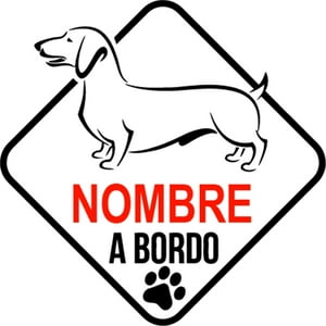 Rienda Libre - Sticker Personalizado Mascota A Bordo Auto Camioneta Suv