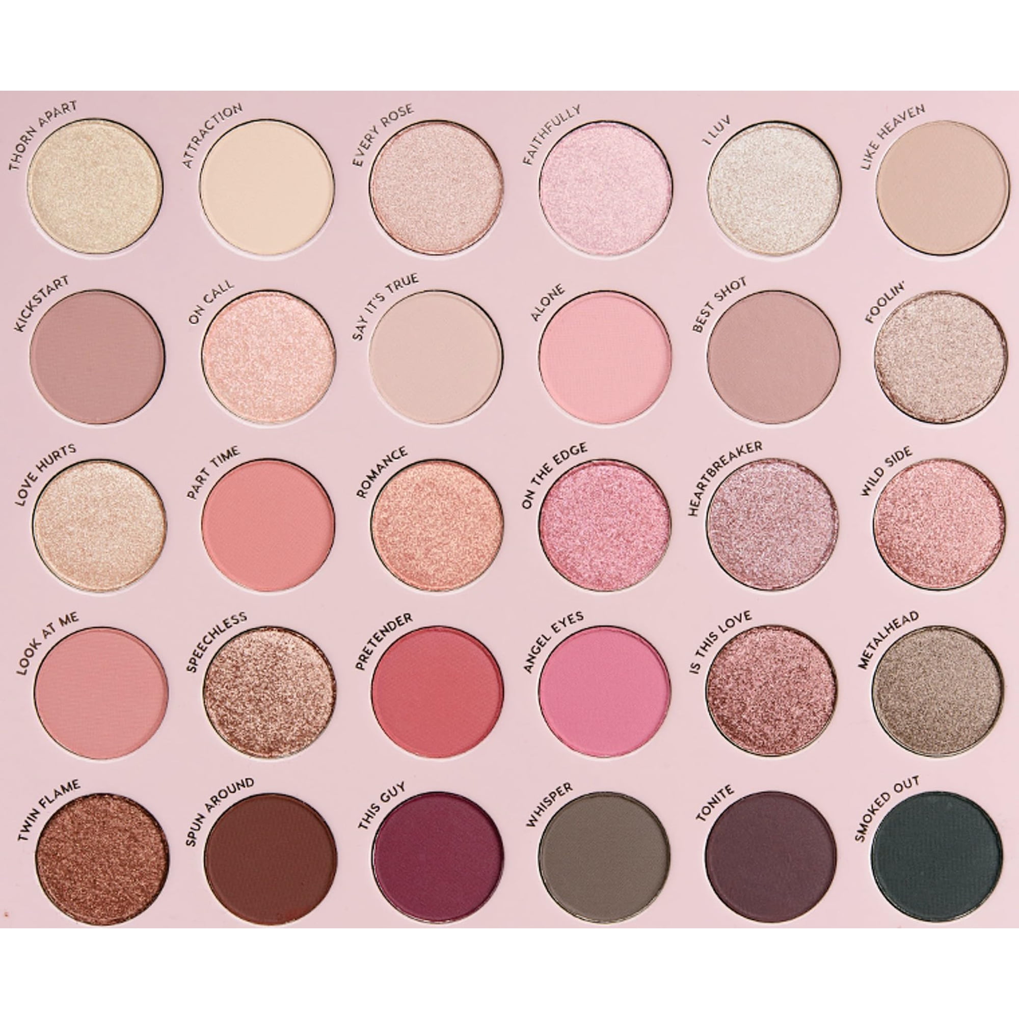 Paleta De Sombras De Ojos Colourpop Smoke N Roses Mega Matte Shimmery