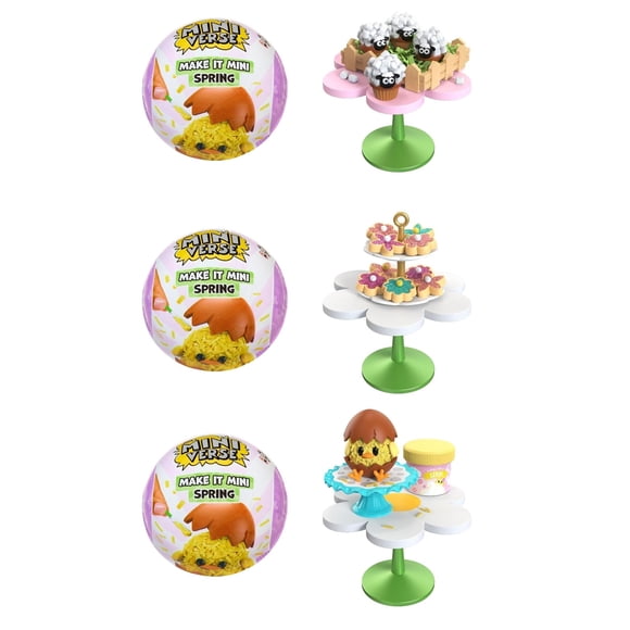 Miniverse Make It Mini Make It Mini Spring de Toy MGA, paquete de 3 unidades, 8 o más