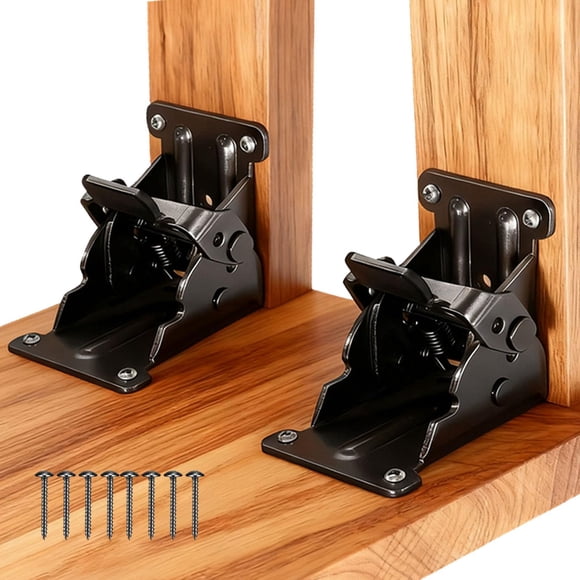 Soportes plegables HNZGYB de acero autoblocantes 0-180° - 2 unidades