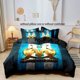 thumbnail image 1 of M-marseille Fashion Digital printed Bedding set for Adult and boys bedroom，Duvetcover&pcs Pillowcase Double bed full sizeBed Sheets, 1 of 5