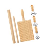 Bothyi - Herramienta De Fabricación De Pastas Rolling Pin Rolling Gnocchi Habor De Pasta Para Regalos Diy Casa 6 Piezas