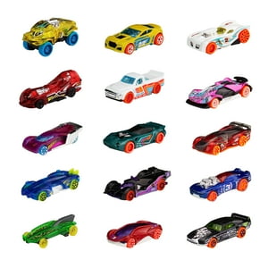 Juego De 15 Vehículos Toy Cars & Trucks Hot Wheels Track