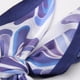 thumbnail image 4 of Pañuelo tipo seda 70 x 70 estampado casual elegante azul Talla Única, 4 of 4
