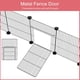 thumbnail image 4 of Playpen VISCOO de 20 paneles para animales pequeños con alfombrilla impermeable, 4 of 7