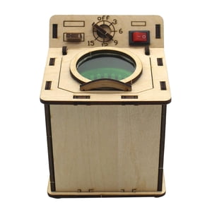 Bothyi - Lavadora Multifunción Experimento De Ciencia De Madera Juguetes Para Niños Para Adolescentes