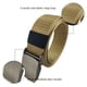thumbnail image 3 of Cinturón táctico militar de lona elástica para hombre, ideal para senderismo y caza., 3 of 5