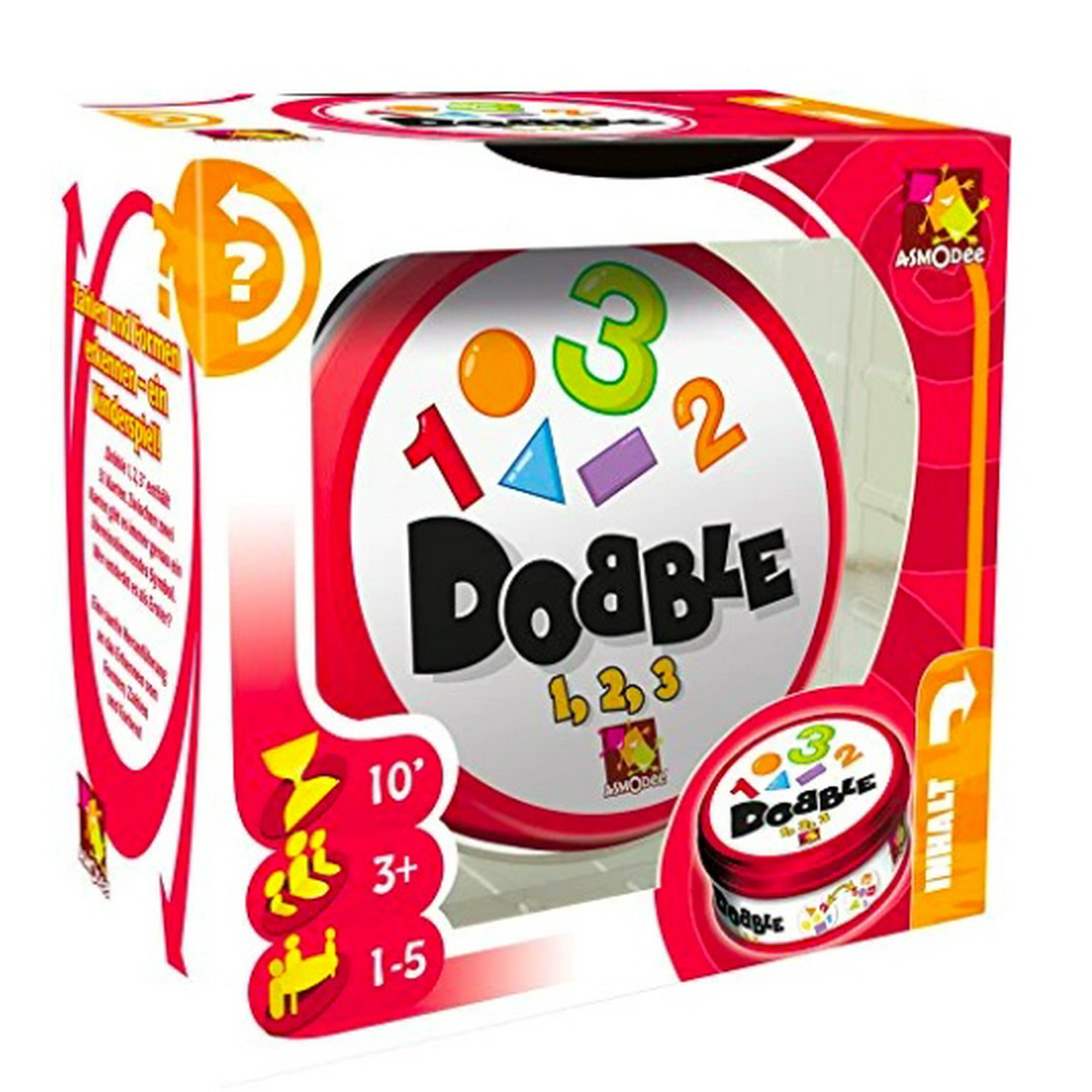 Dobble Formas y Números Juego De Mesa Español Lider