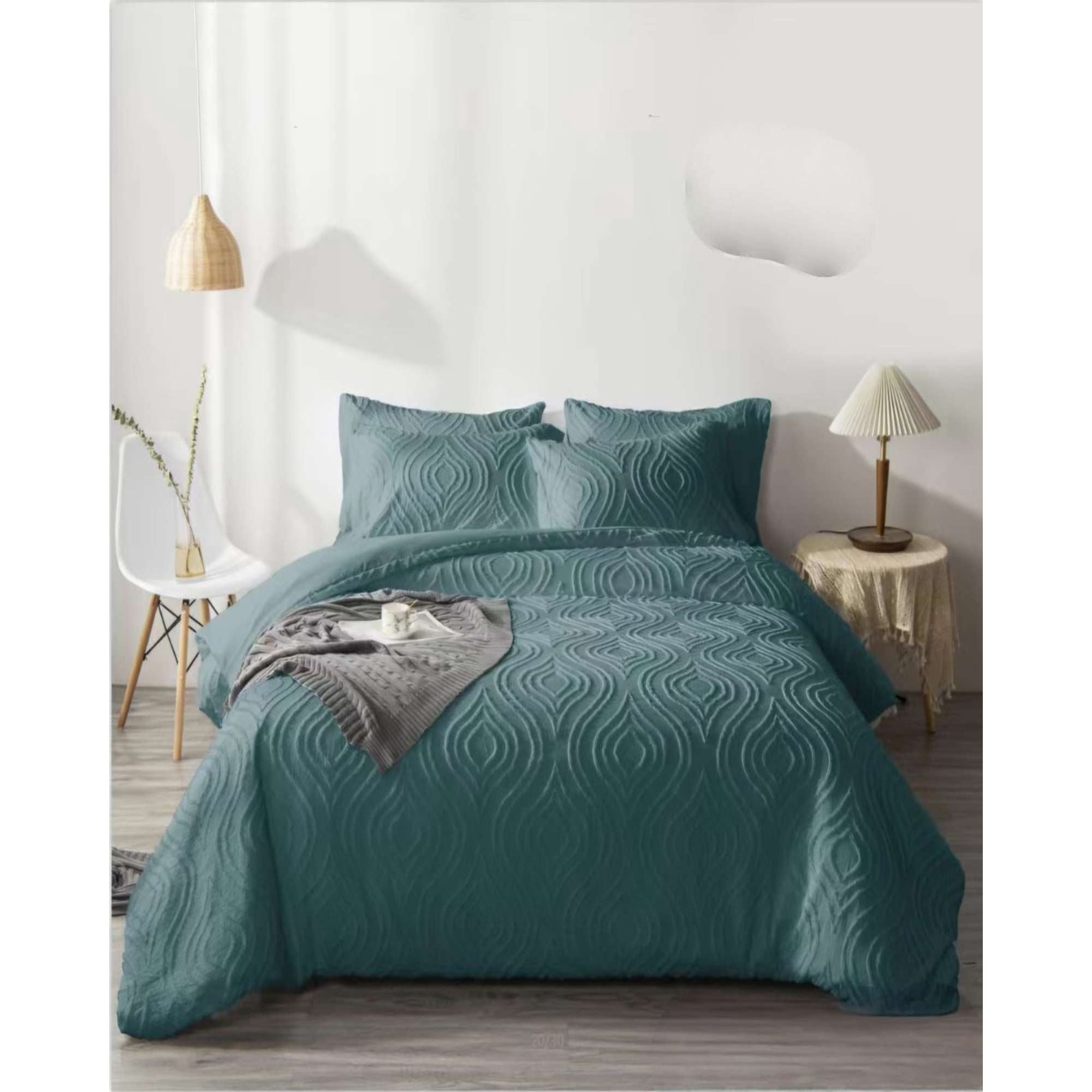 Tengfei - Cobertor Colcha Quilt De Verano Delgado No Acolchado 2 Plazas