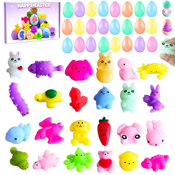 Juguetes Squishy Relleno Para Canasta De Pascua Paquete De 24 Regalo Para Niños