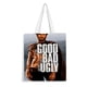 thumbnail image 1 of The Good, the Bad and the Ugly Bolso de tela con estampado de lienzo para mujer, bolsa de compras reutilizable y estética, con cremallera interior, regalo para mujer, 35 × 40 cm., 1 of 6
