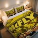 thumbnail image 1 of McFLY Band Vibrant Yellow Promo with UFO Duvet Cover Set Independence Day Vintage Print Duvet Cover Set Soft and Breathable, 1 of 1