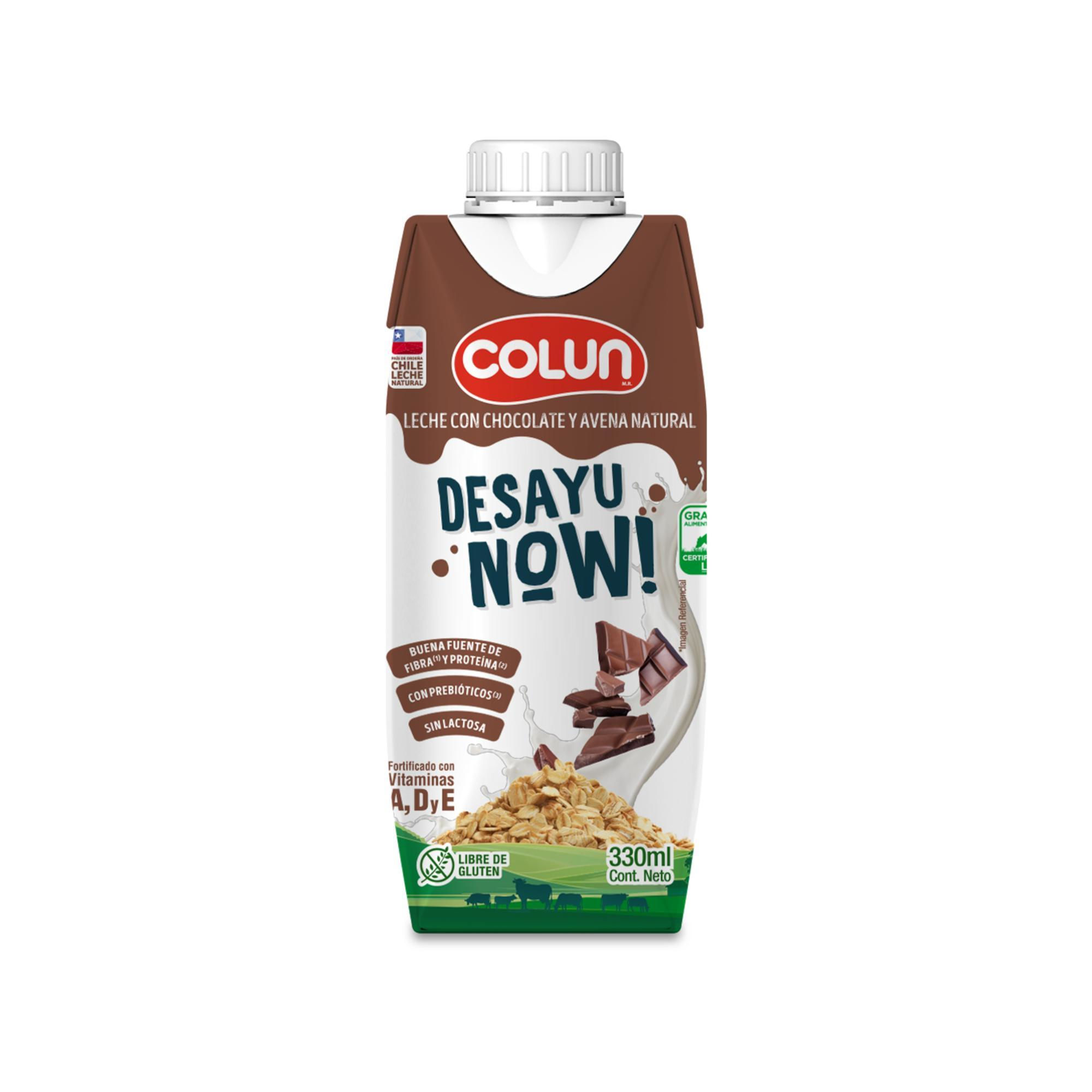 Leche Chocolate-avena 330 ml Colun