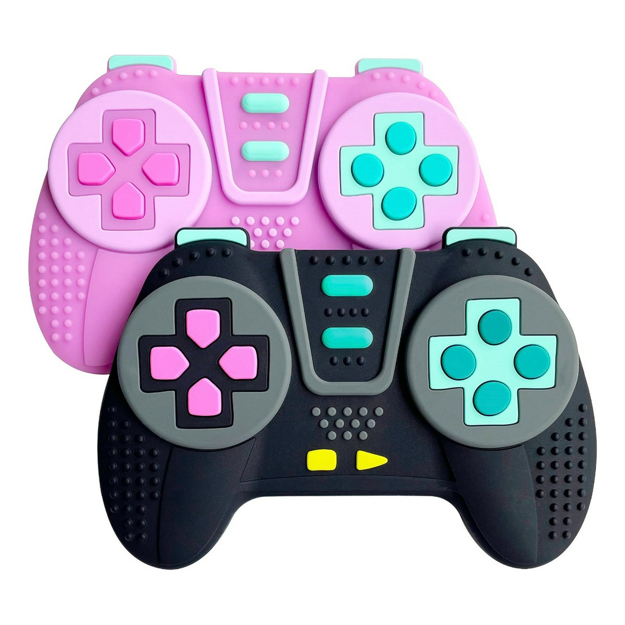 Genérico - Set 3 Mordedor Silicona Forma Control Joystick Bebes Lau