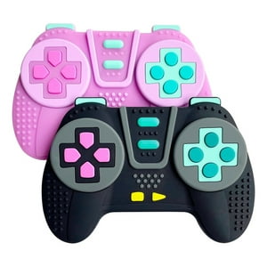 Genérico - Set 3 Mordedor Silicona Forma Control Joystick Bebes Lau