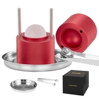 Máquina Para Hacer Bolas De Hielo Ice Ball Press Vevor De 2.4 Pulgadas Con Pinza Roja