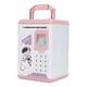 thumbnail image 1 of Alcancía infantil tipo caja fuerte con clave rosa, 1 of 3