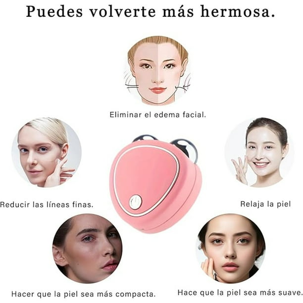Masajeador Facial De La Piel, Dispositivo De Estiramiento Facial De Microcorriente, Usb Mini Microcorriente Facial, Masajeador De Cara Para Levanta La Cara Y Apretar La Piel