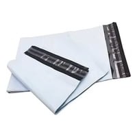 Genérico - Pack 100 Bolsa Courier Compostable Embalaje Adhesivo 17*30 Cm Color Blanco