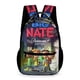 thumbnail image 1 of La Gran Aventura de Nate Mochila Escolar para Niños y Niñas, 1 of 6
