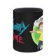 thumbnail image 3 of Rick y Morty el Anime-theme Cylinder Pen Holder Pencil Organizer with Flannel Lining PVC Leather Material Cardboard Base for study work 10*8CM, 3 of 6