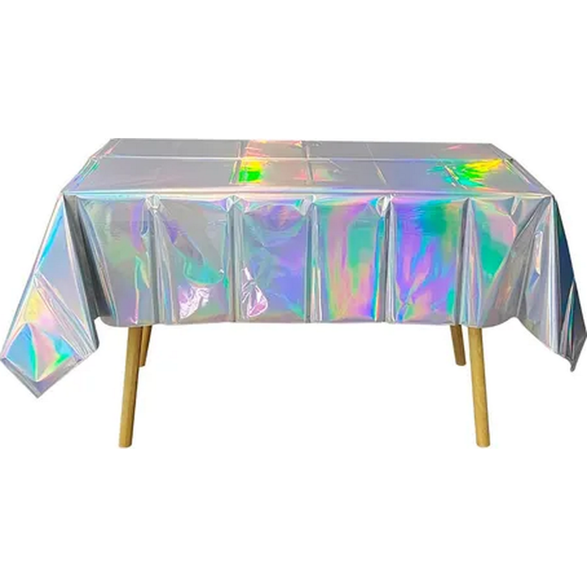 Genérico - Mantel Plástico Metalizado Tornasol 137x183