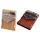 thumbnail image 2 of 2x Kalimba Thumb Piano 17 Keys Instrumentos Musicales, Finger Piano Gifts Coffee, 2 of 5