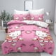thumbnail image 1 of Sanrio CuteHello Kitty Duvet cover Bedding Supplies Girl Princess Dormitory Room Pillow Cover Quilt Cover Two Piece Set Bed Sheets, 1 of 5
