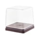 thumbnail image 1 of Caja De Almacenamiento Para Tetera, Vitrina Transparente Para Mesa Auxiliar, Sala De Estudio, Oficina, Base Marrón, 1 of 5