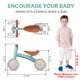 thumbnail image 2 of Bicicleta de equilibrio Fealarfaith para 10 a 36 meses con 4 ruedas luminosas, 2 of 8