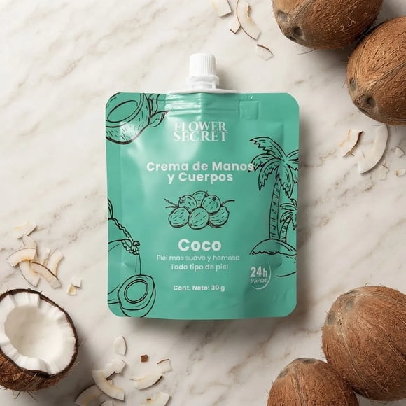 Crema Hidratante Manos Y Cuerpo coco