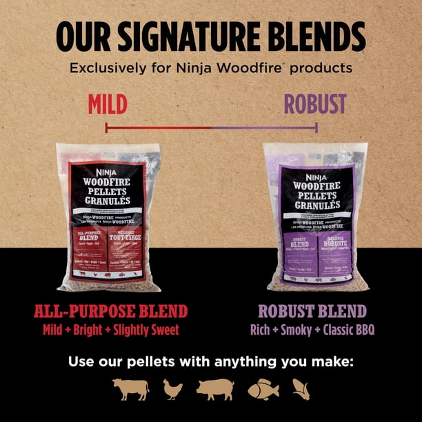 Ninja Woodfire Pellets, mezcla multiusos, bolsa de 2,5 kg | Lider
