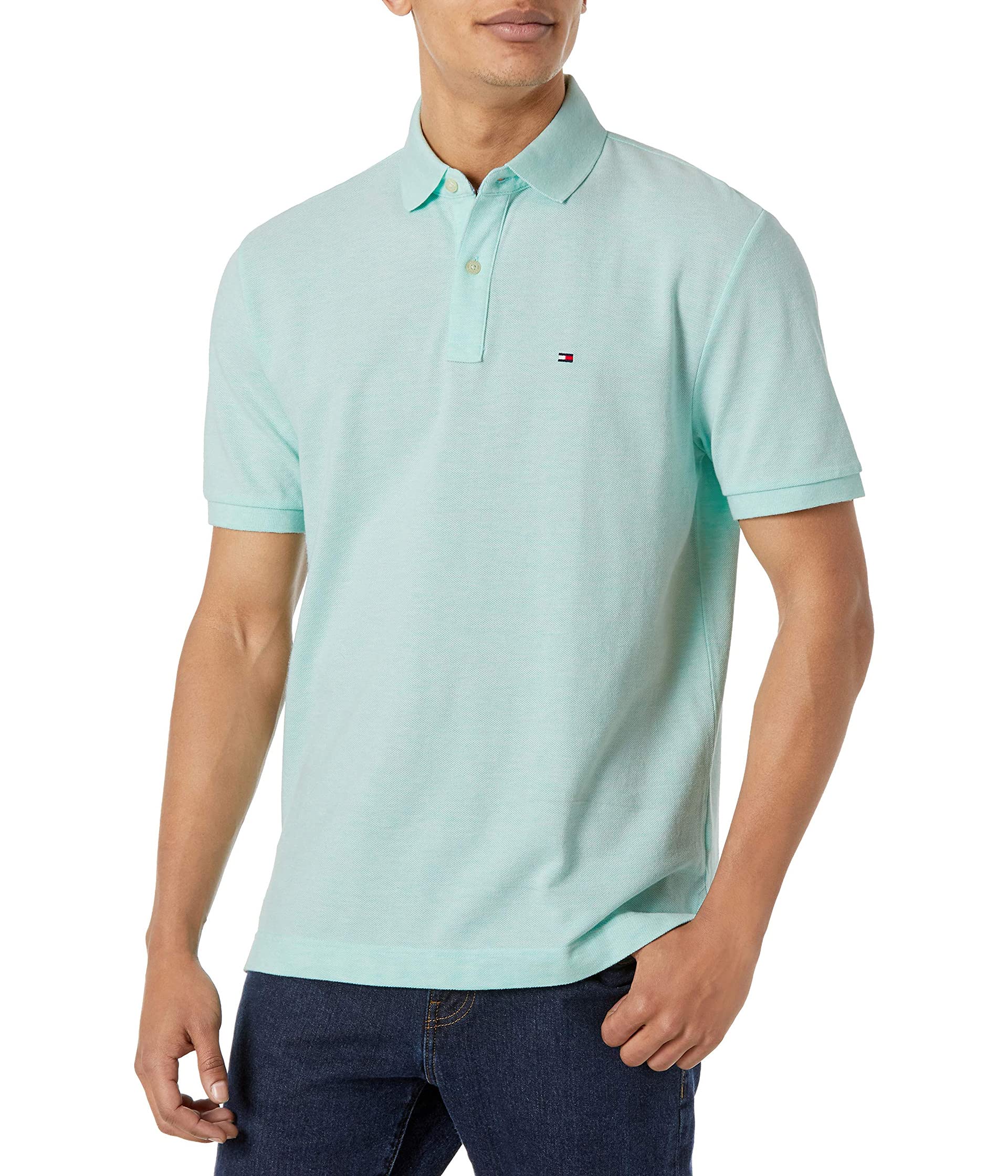 Polo Tommy Hilfiger De Manga Corta, Corte Clásico, Para Hombre