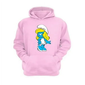 Genérico - Polerón Canguro Pitufina Rosa Talla Xs Unisex