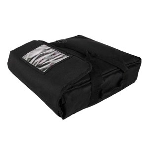 Magideal - Bolsa Para Pizza Develivey, Portador De Pizza Aislado, Asa De Transporte Reforzada, Bolsas Calentadoras Para Pizza Fáciles De Limpiar, Bolsa De Entreg Negro 50X50X16Cm