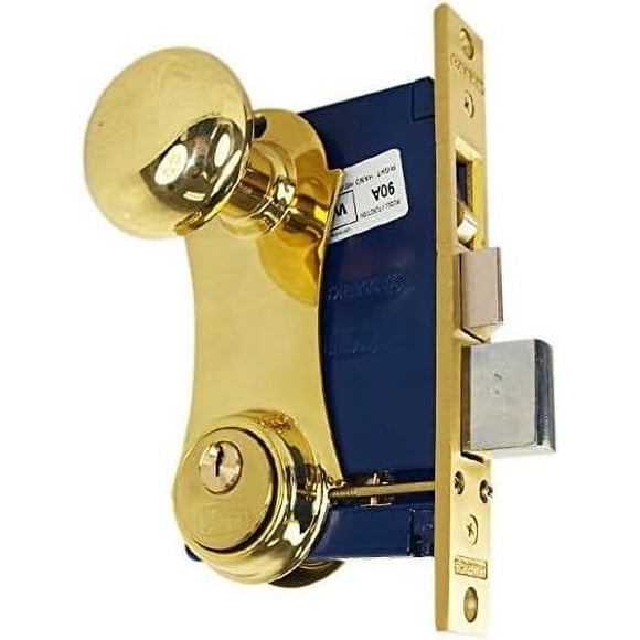 Cerradura Iron Gate Marks 21AC RHR de doble cilindro con respaldo de 2,5 cm