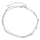 thumbnail image 4 of Pulsera de cobre multi-hilo Pulseras de cadena de tobillera Fabricación de joyas Cadena de plata, 4 of 5