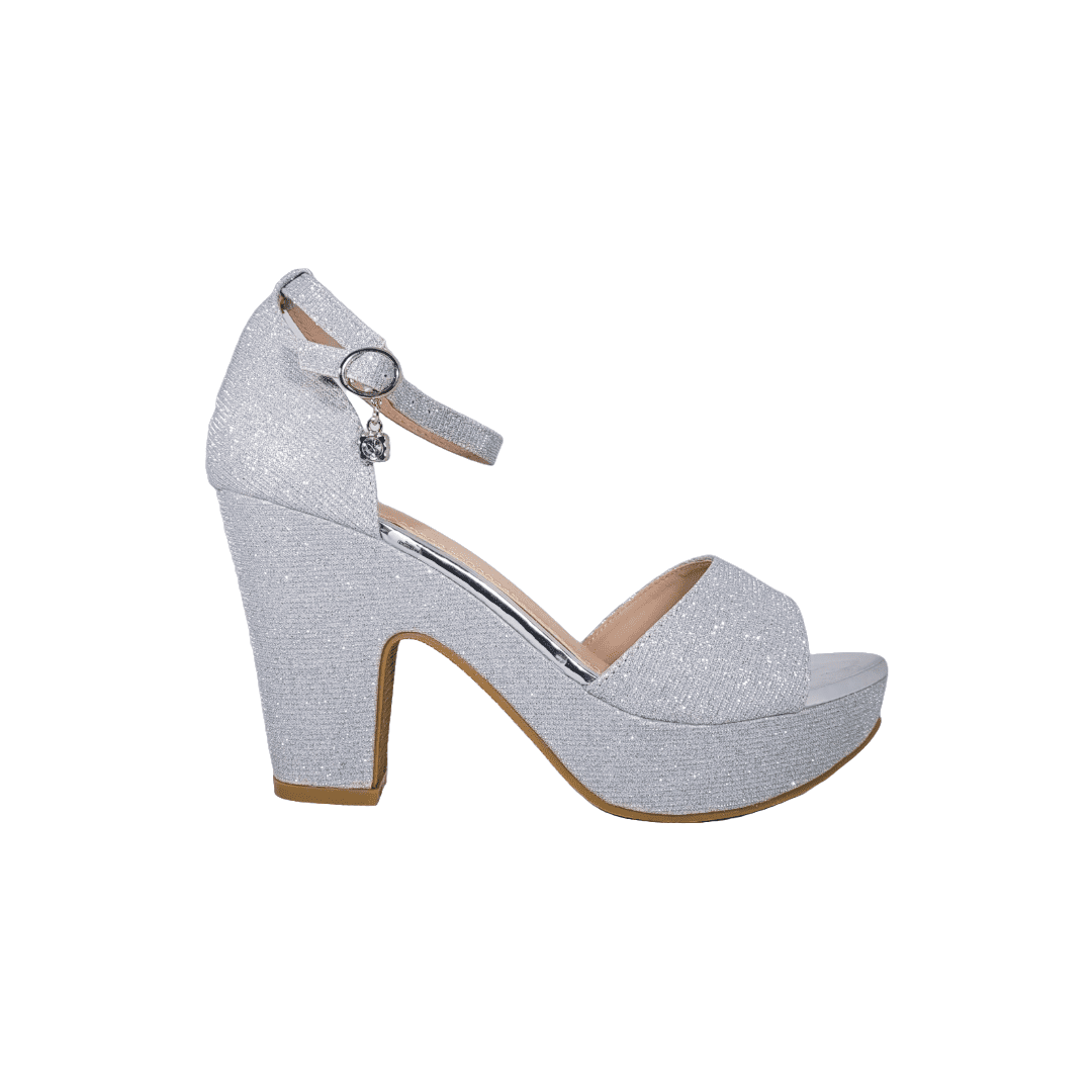 Sandalias De Fiesta Aguxi Silver 2079 - Talla 41