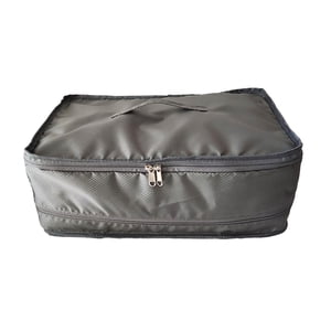 Magideal - Organizador De Equipaje Portátil, Bolsas De Almacenamiento De Viaje, Organizador De Equipaje De Viaje, Bolsa De Almacenamiento De Maleta, Para Acampar Gris