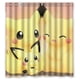 thumbnail image 1 of Cortina de ducha de Pokémon Pikachu, juego de cortina de baño con ganchos, tamaño 66 x 72 pulgadas, 1 of 3