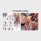 thumbnail image 1 of New Halloween Nail Stickers Evil Pumpkin Spider Vampire Halloween Adhesive Nail Stickers, 1 of 3