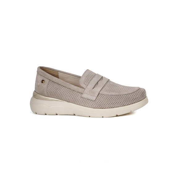 Mocasín Cuero Nouna Beige