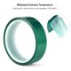 thumbnail image 2 of Cinta adhesiva iVict para impresoras 3D, cinta PET de 2 pulgadas x 25 m, verde, 2 of 7