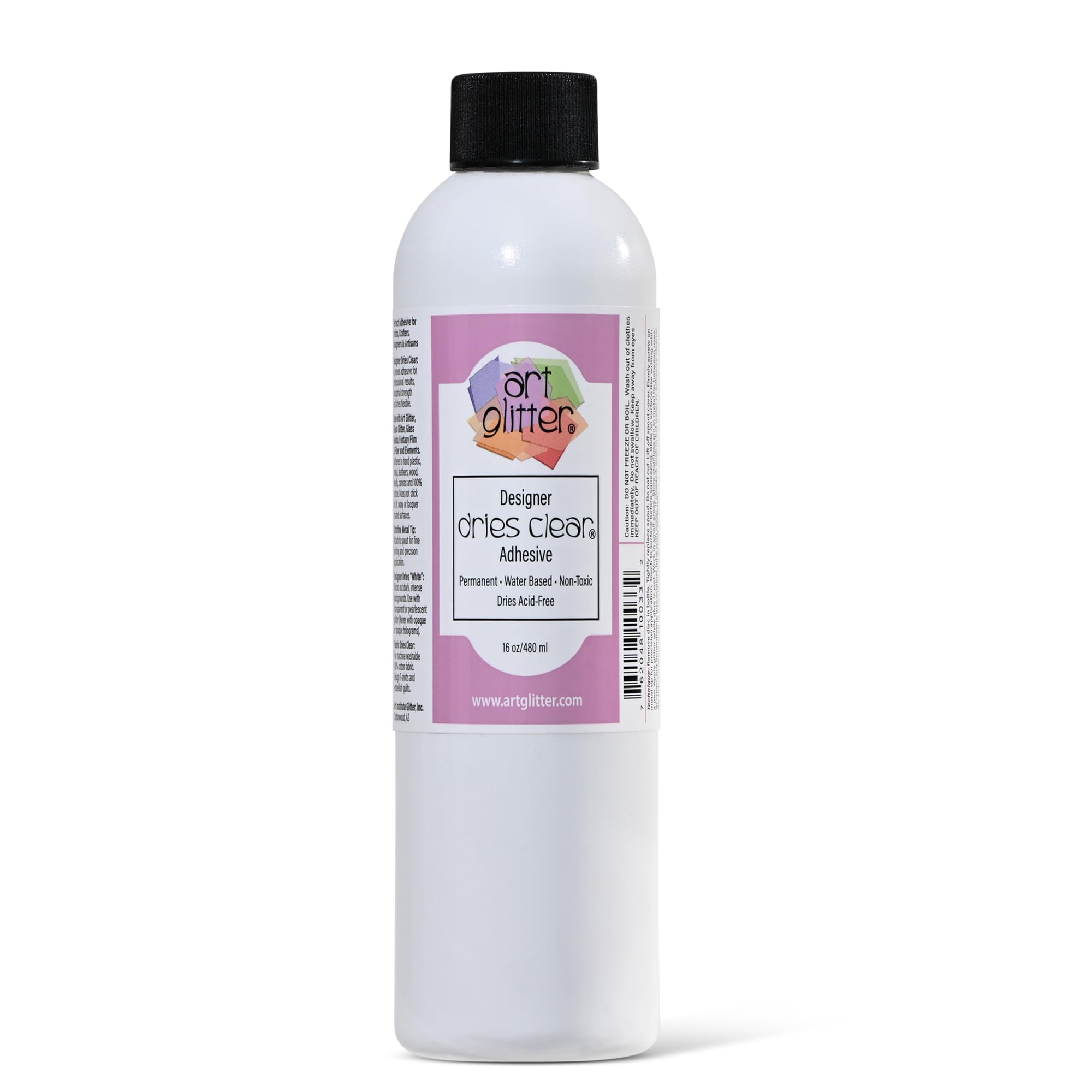 Recambio A Granel De Craft Glue Art Glitter Designer Dries, Transparente, 473 Ml